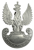 WW2 Poland Polish Cap Badge With Blade Fixing