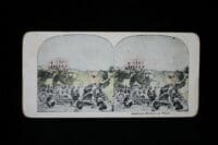 WW1 US AEF Stereoview Card Battery At Work