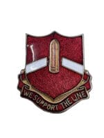 WW2 US Army 28th Field Artillery DUI Distinctive Unit Insignia Collar