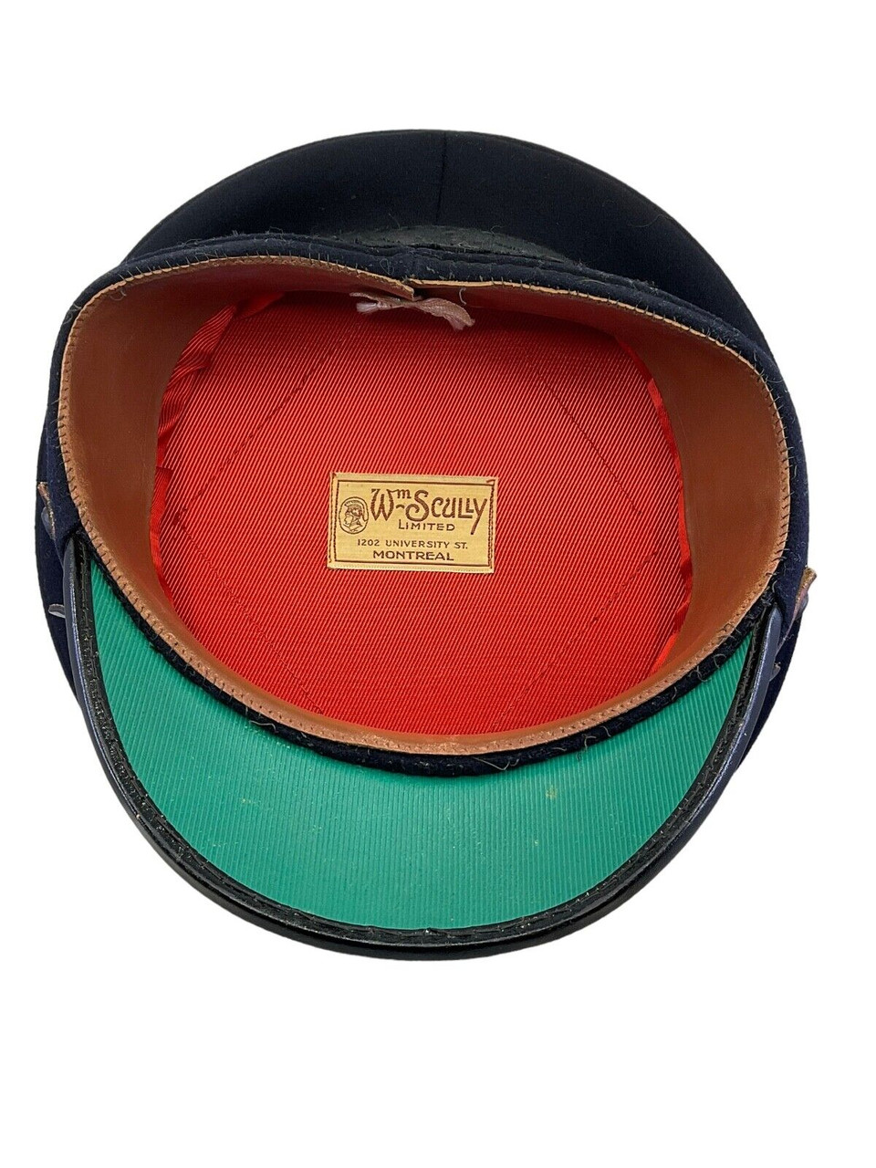 WW2 Canadian Halifax Rifles Senior Officers Transitional Peak Cap 7 1/4 WW2 Canadian Halifax Rifles Senior Officers Transitional Peak Cap 7 1/4