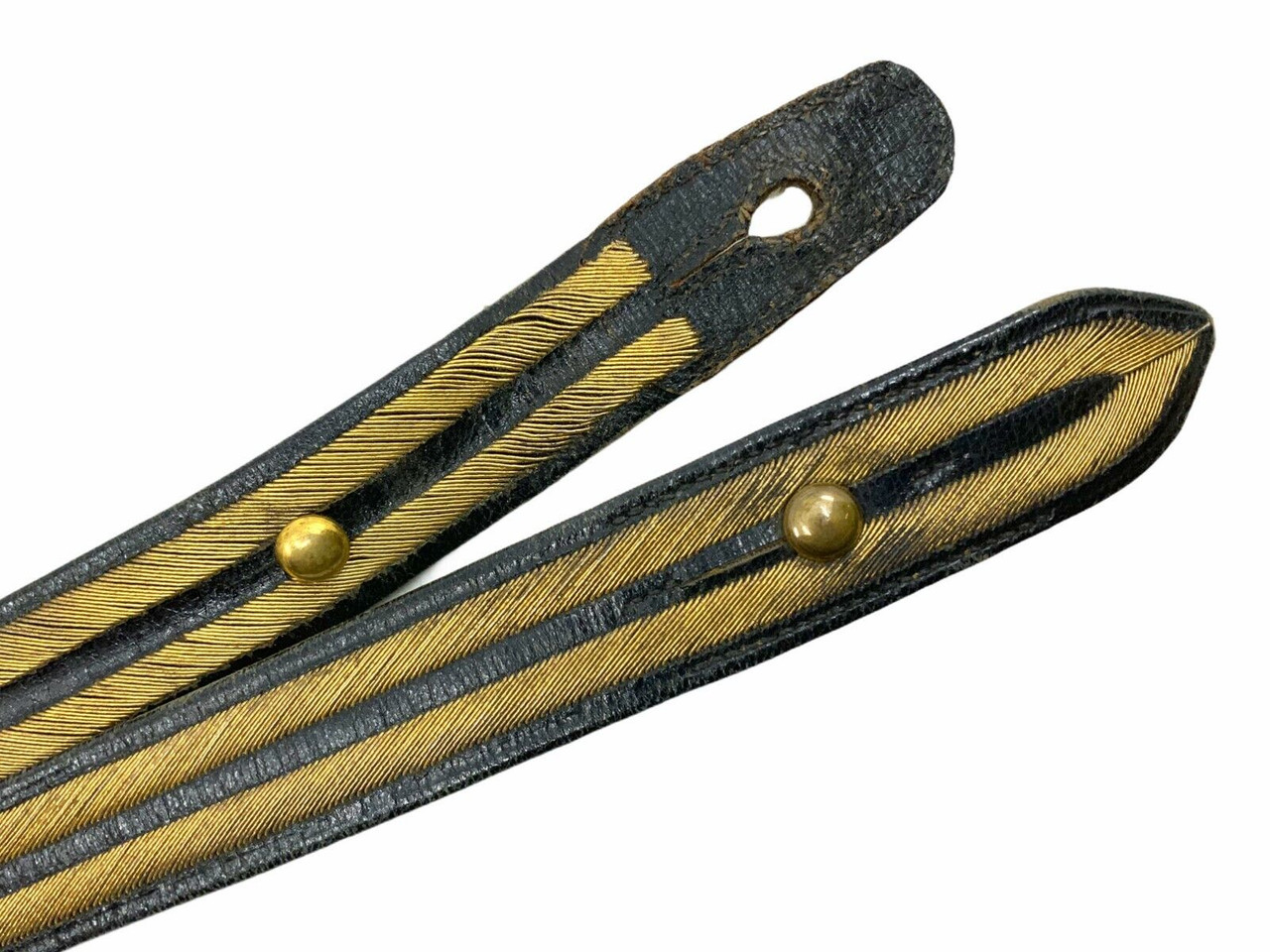 Victorian British Medical Corps Officers Leather Pair Of Sword Hangers Slings Victorian British Medical Corps Officers Leather Pair Of Sword Hangers Slings