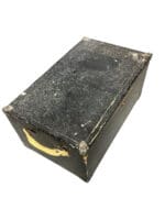 WW2 Canadian 1943 Dated Wood Storage Box With Web Straps 18 x 11 x 8 Inches
