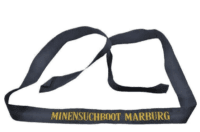 West German Navy Kriegsmarine Minensuchboot Marburg Full Length Cap Tally