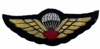 Canadian Forces Bullion Airborne Para Red Leaf Jump Wing 2