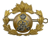 WW2 British Royal Marines Band Cap Badge Insignia
