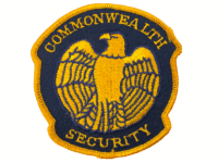 US Commonwealth Security Police Patch US Commonwealth Security Police Patch