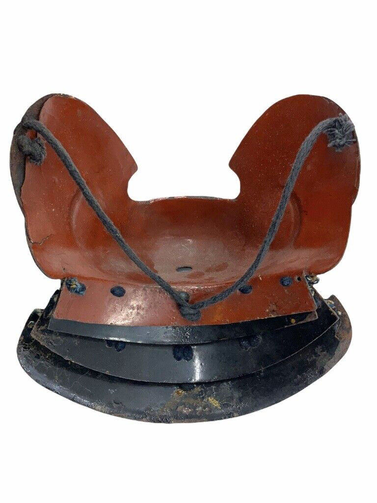 Japanese Japan Samurai Helmet Momonari Kabuto with Hanpo Faceshield 1750-1800 Japanese Japan Samurai Helmet Momonari Kabuto with Hanpo Faceshield 1750-1800