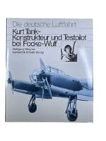 WW2 German Luftwaffe Kurt Tank Designer Focke Wulf GERMAN TEXT HC Reference Book