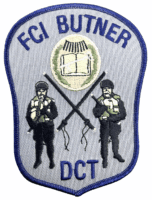 US FCI Butner Federal Corrections Blue Edge Police Patch US FCI Butner Federal Corrections Blue Edge Police Patch