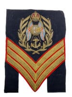 British Royal Marine Colour Sergeant Blue Rank Insignia