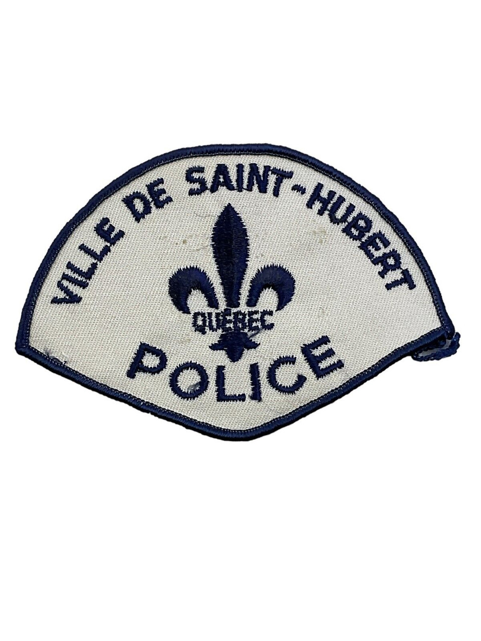 Canadian Ville De Saint Hubert Quebec Police Department Blue Border Patch Canadian Ville De Saint Hubert Quebec Police Department Blue Border Patch