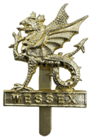 British Army Wessex Regiment Staybrite Cap Badge