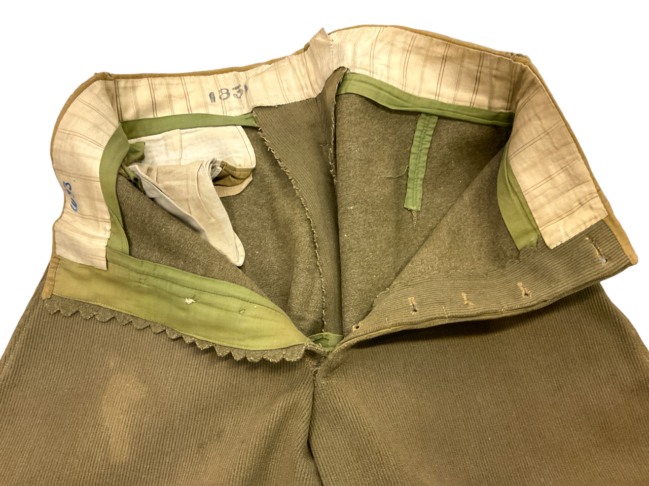 WW2 Canadian Tan Whip Cord Breeches W 33 WW2 Canadian Tan Whip Cord Breeches W 33