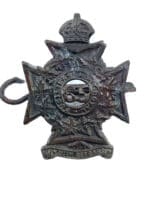 WW2 Canadian 65th Fusiliers Mont Royal Collar Badge Single