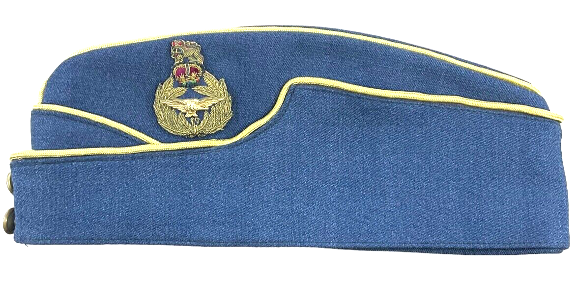 Canadian RCAF Air Marshall Officers Side Cap Stokes Size 7 1/4 Canadian RCAF Air Marshall Officers Side Cap Stokes Size 7 1/4