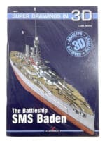 WW1 German Navy Battleship SMS Baden Super Drawings Modelling SC Reference Book