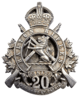 Canadian Militia 20th Halton Rifles Officers Cross Belt Plate Canadian Militia 20th Halton Rifles Officers Cross Belt Plate