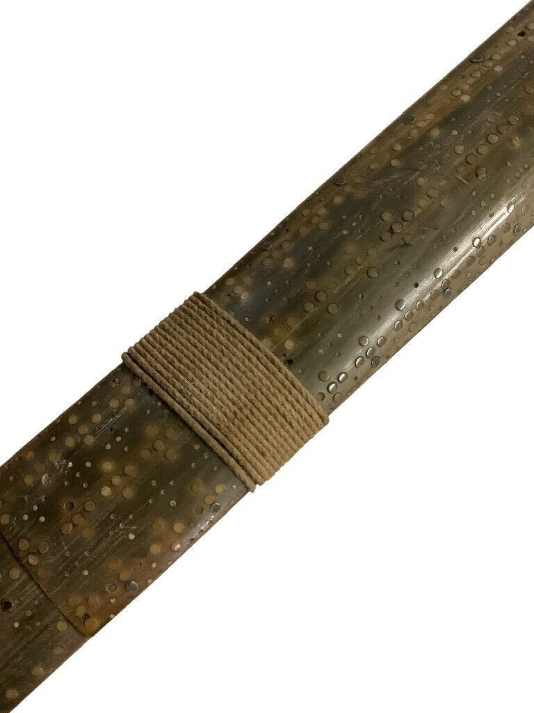 South East Asian Knife with Horn Handle and Scabbard Vintage South East Asian Knife with Horn Handle and Scabbard Vintage