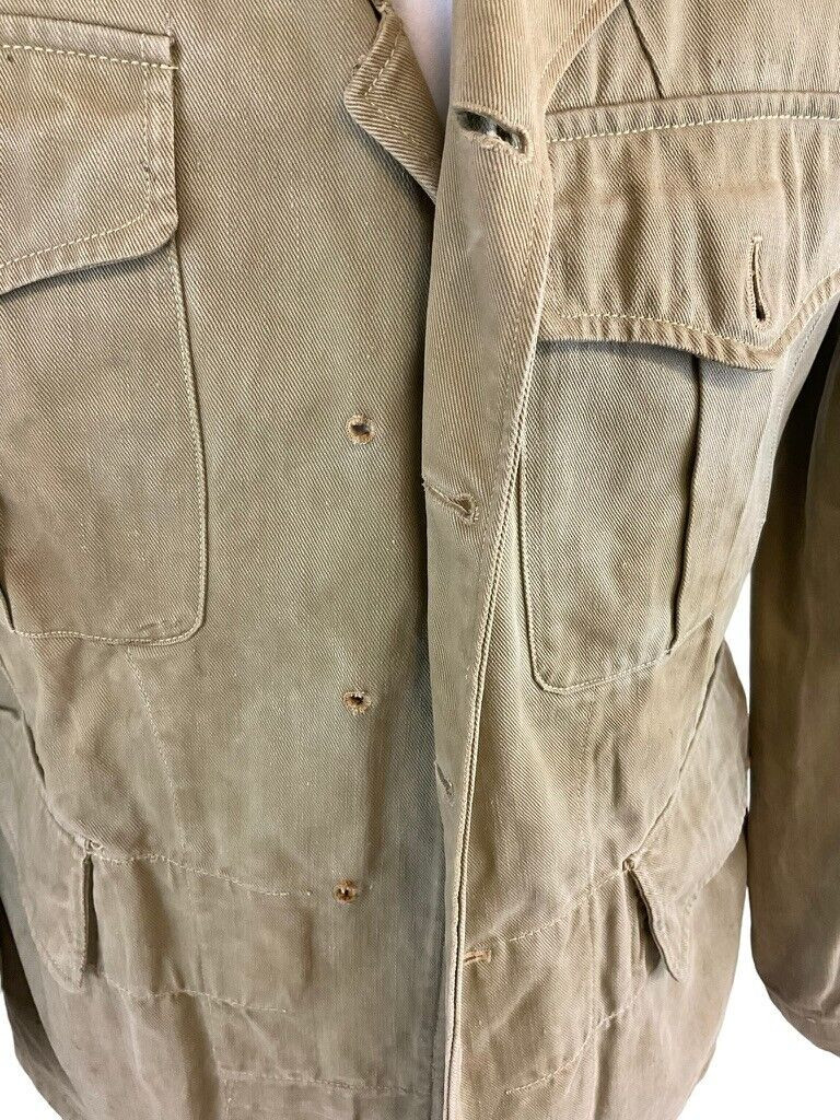 WW2 Canadian RCAF Tropical Uniform Jacket Tunic No Buttons With Service Number WW2 Canadian RCAF Tropical Uniform Jacket Tunic No Buttons With Service Number