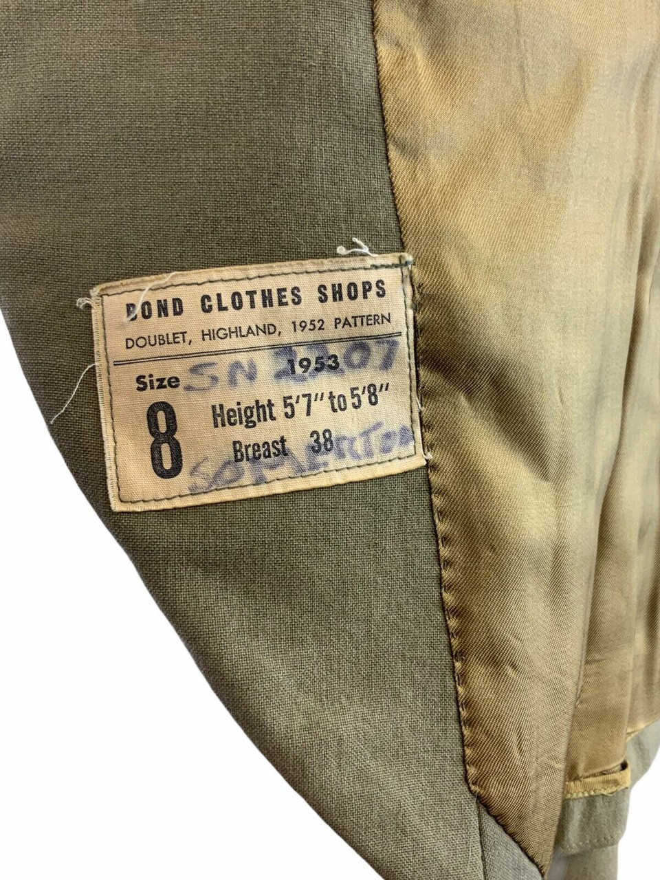 Canadian Korean War Highland Tropical Worsted Jacket 38 Chest Height 5'8 Named Canadian Korean War Highland Tropical Worsted Jacket 38 Chest Height 5'8 Named