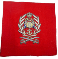 British Royal Marines RM Colour Sgt Sergeant Insignia Standard Bearer Red British Royal Marines RM Colour Sgt Sergeant Insignia Standard Bearer Red