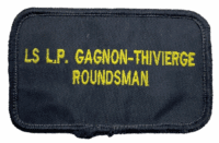 Royal Canadian Navy RCN Leading Seaman Roundsman Name Tape Insignia Patch