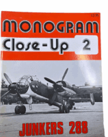 WW2 German Luftwaffe Junkers 288 Monogram Close Up Soft Cover Reference Book