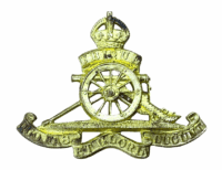WW2 British Royal Artillery Side Cap Badge WW2 British Royal Artillery Side Cap Badge