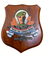 WW2 Canadian Netherlands Commemorative End Of WW2 Plaque 1980 6 x 6.5 Inch