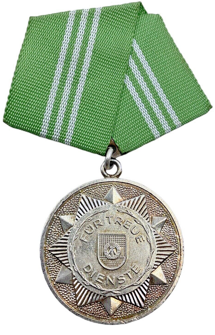 East German Silver Long Service Medal Full Size East German Silver Long Service Medal Full Size