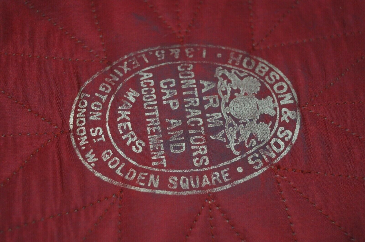 Victorian Era British Artillery Officers Pill Box Hat Named Victorian Era British Artillery Officers Pill Box Hat Named