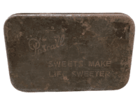 WW2 Canadian US Pascall Sweets Tin Ration Home Front EMPTY