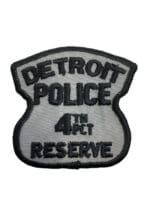 US Detroit Michigan 4th Precinct Reserve Police Patch