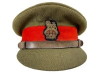 WW2 British Brigadier General Named Engineers Officers Peak Cap WW2 British Brigadier General Named Engineers Officers Peak Cap