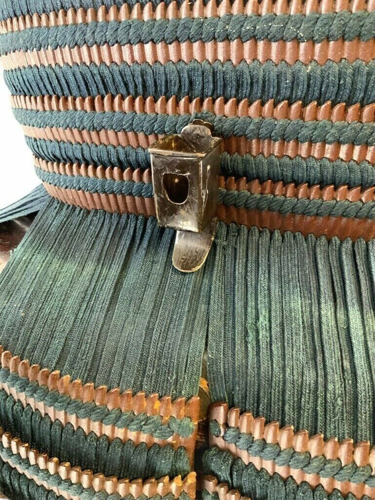 Japanese Japan Samurai Armour in Box Circa 1720's Era Vintage Japanese Japan Samurai Armour in Box Circa 1720's Era Vintage