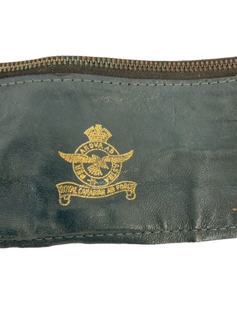 WW2 Canadian RCAF Blue Leather Money Belt WW2 Canadian RCAF Blue Leather Money Belt