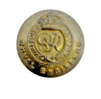 WW2 British Royal Engineers RE Officers Large Size Jacket Button