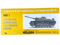 WW2 German Self Propelled Weapons Of German Army 39-45 Pt1 SC Reference Book