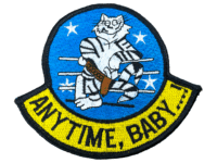 US USN Naval Aviator VF Any Time Baby Tomcat F-14 Patch