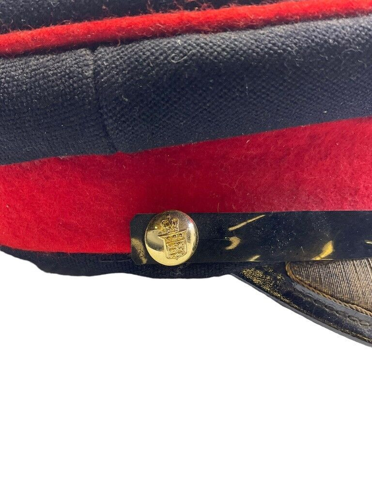 British ROC Ordnance Corps Officers Peak Cap Hat Made in Kowloon Size 7 1/8 British ROC Ordnance Corps Officers Peak Cap Hat Made in Kowloon Size 7 1/8