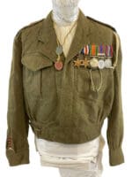 WW2 Canadian Officers Battle Dress Medals ID Discs Lt/Colonel RA McAlpine CAPF WW2 Canadian Officers Battle Dress Medals ID Discs Lt/Colonel RA McAlpine CAPF