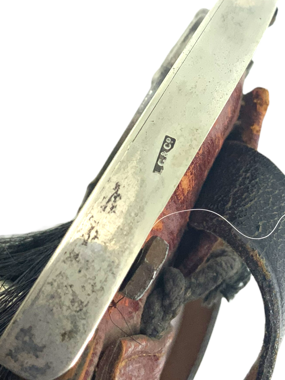 WW1 Canadian CEF 48th Highlanders Officers Silver Hair Sporran Maker Marked WW1 Canadian CEF 48th Highlanders Officers Silver Hair Sporran Maker Marked