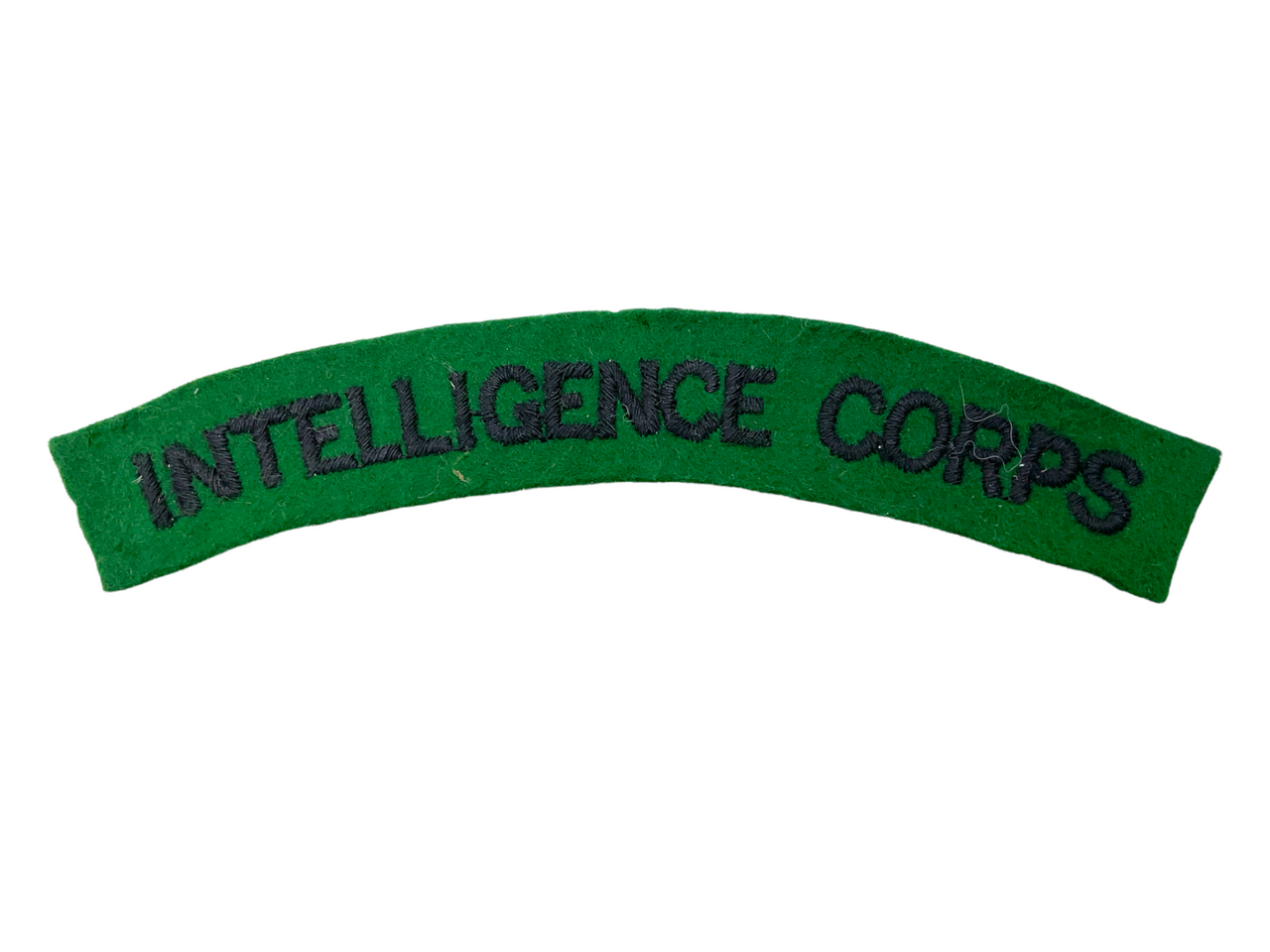 WW2 British Intelligence Corps Embroidered Shoulder Title SINGLE WW2 British Intelligence Corps Embroidered Shoulder Title SINGLE