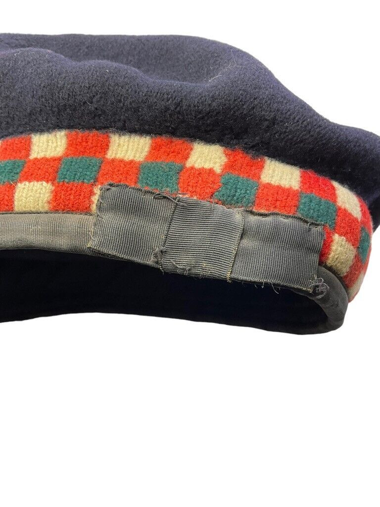 Canadian Highland Light Infantry HLI Diced Balmoral Size 7 1/4 Canadian Highland Light Infantry HLI Diced Balmoral Size 7 1/4