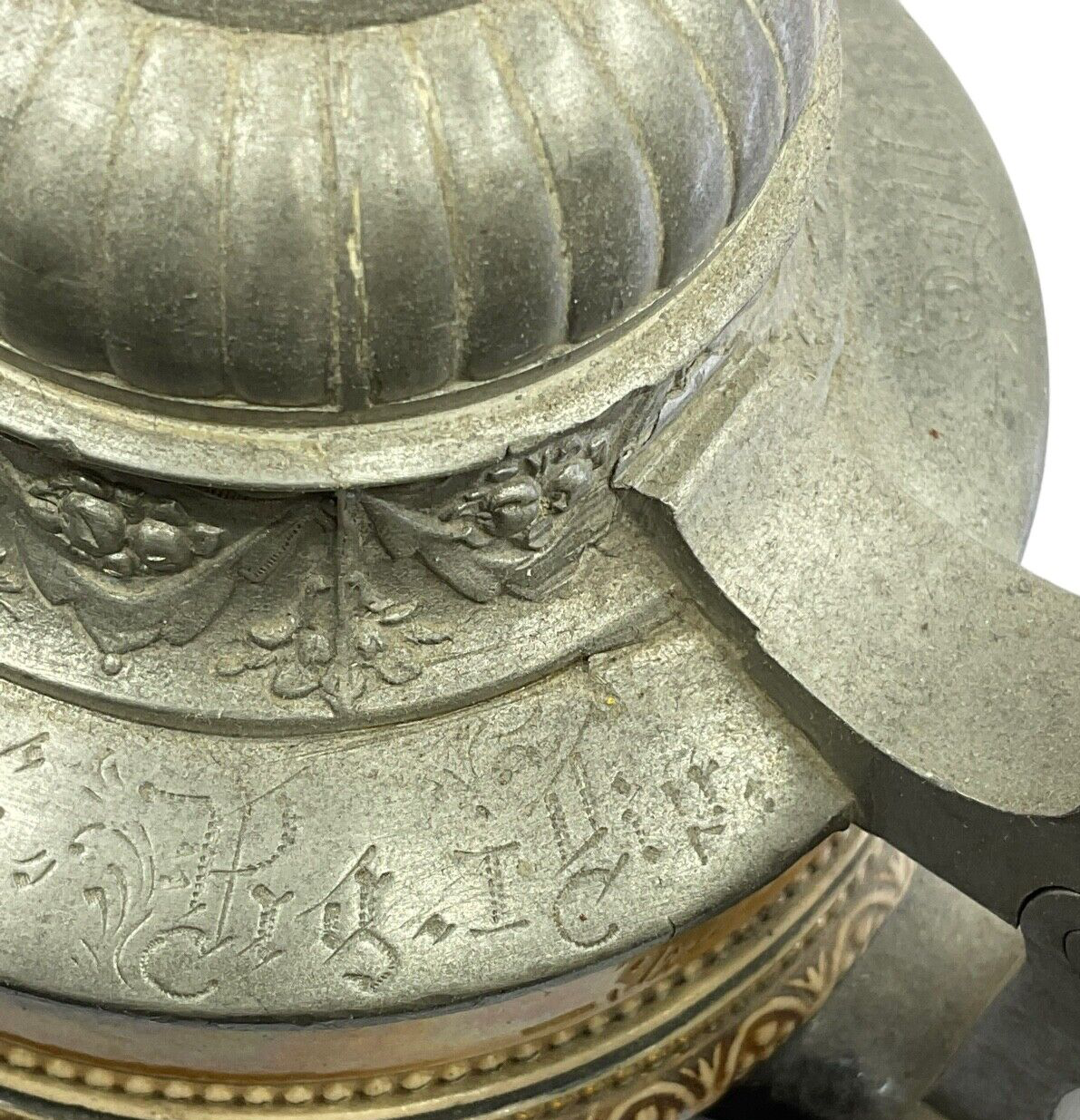 WW1 Imperial German 12th Bavarian Infantry Regiment Beer Stein 1/2 Litre WW1 Imperial German 12th Bavarian Infantry Regiment Beer Stein 1/2 Litre