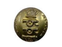 Canadian Victorian RCA Artillery Canada Militia Small Size Shoulder Button