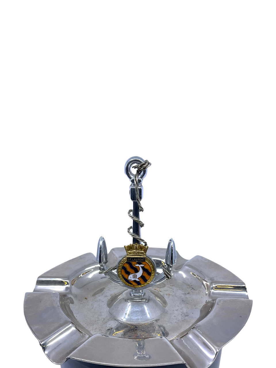 Canadian Forces RCN Navy HMCS St Laurent Souvenir Ashtray Canadian Forces RCN Navy HMCS St Laurent Souvenir Ashtray