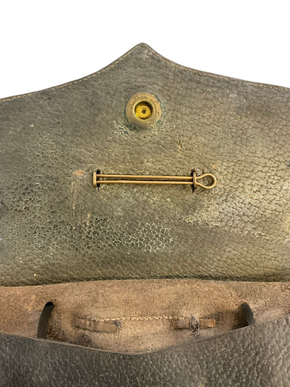 WW1 Canadian CEF 92nd Battalion Leather Two Tassle Sporran WW1 Canadian CEF 92nd Battalion Leather Two Tassle Sporran