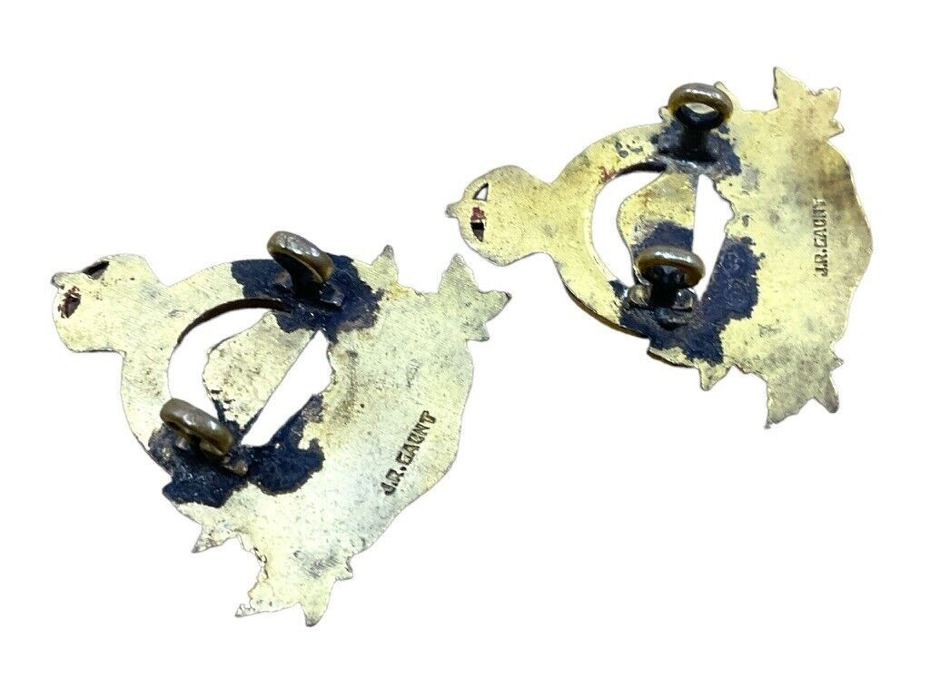 WW2 Canadian RCAPC Pay Corps OSD Officers Collars Insignia Pair WW2 Canadian RCAPC Pay Corps OSD Officers Collars Insignia Pair