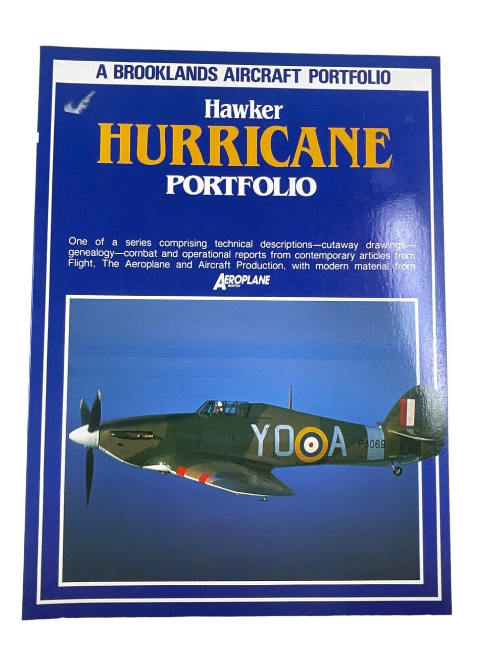 WW2 British RAF Hawker Hurricane Portfolio Brooklands Softcover Reference Book WW2 British RAF Hawker Hurricane Portfolio Brooklands Softcover Reference Book